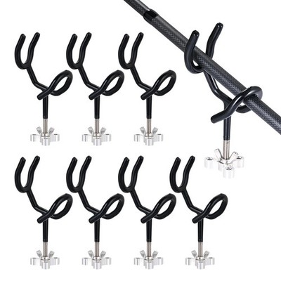 Fishing Rod Holders for Boat, 8 Pack 20 Degree Angle 4 Inch Sure Grip Steel Boat