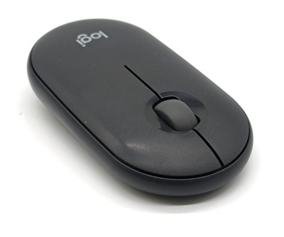 Logitech Pebble Mouse 2 M350s Schlanke Kabellos Bluetooth Maus Flach Schwarz