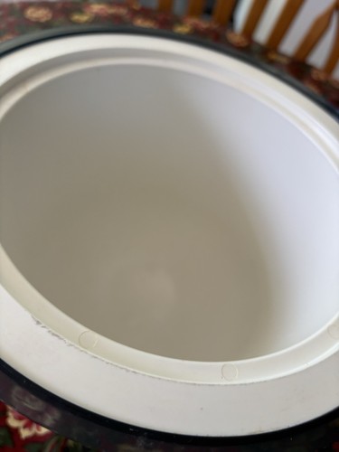 Vintage MCM ICE BUCKET Acrylic Lucite Smoke Gray Dome SPACE Late 1970’s - Picture 2 of 4