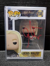 Johnny Flynn Signed Lucius Malfoy Funko Pop with SWAU COA