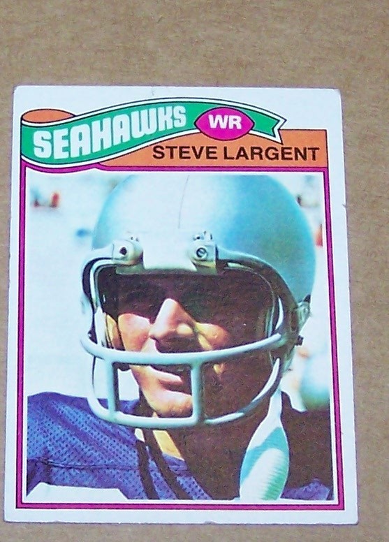 1977 Topps Seattle Seahawks: Steve Largent #177 Rookie  H5