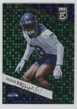 2023 Panini Donruss Elite Rookies Green Disco Derick Hall #130 15t1