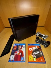 Sony PlayStation 4 500GB mit 2 Controllern, Schwarz (CUH-1004A) und 2-3 Spielen