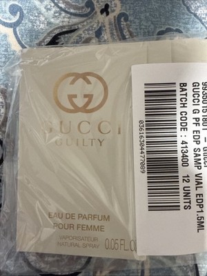 GUCCI GUILTY EDP POUR FEMME EDP 0.05 fl oz (4 CARDED SPRAY VIALS FOR WOMAN)