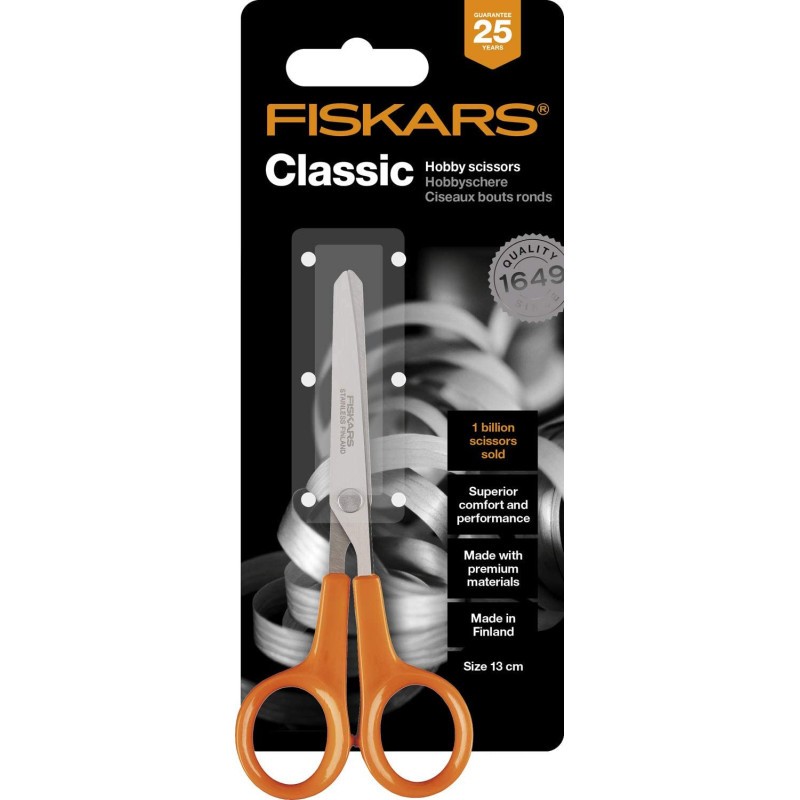 Ciseaux Hobby Fiskars 13 cm parfaits pour vos loisirs créatifs