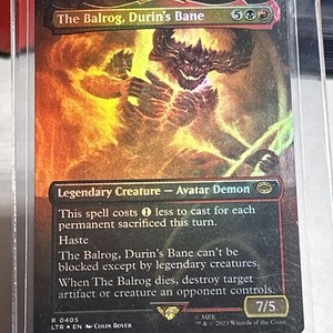 lord of the rings mtg serialized cards Last March of the Ents (Borderless Poster) (Serialized) [The Lord of t main image 1