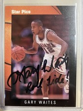 Alabama Basketball Gary Waites Signed card 