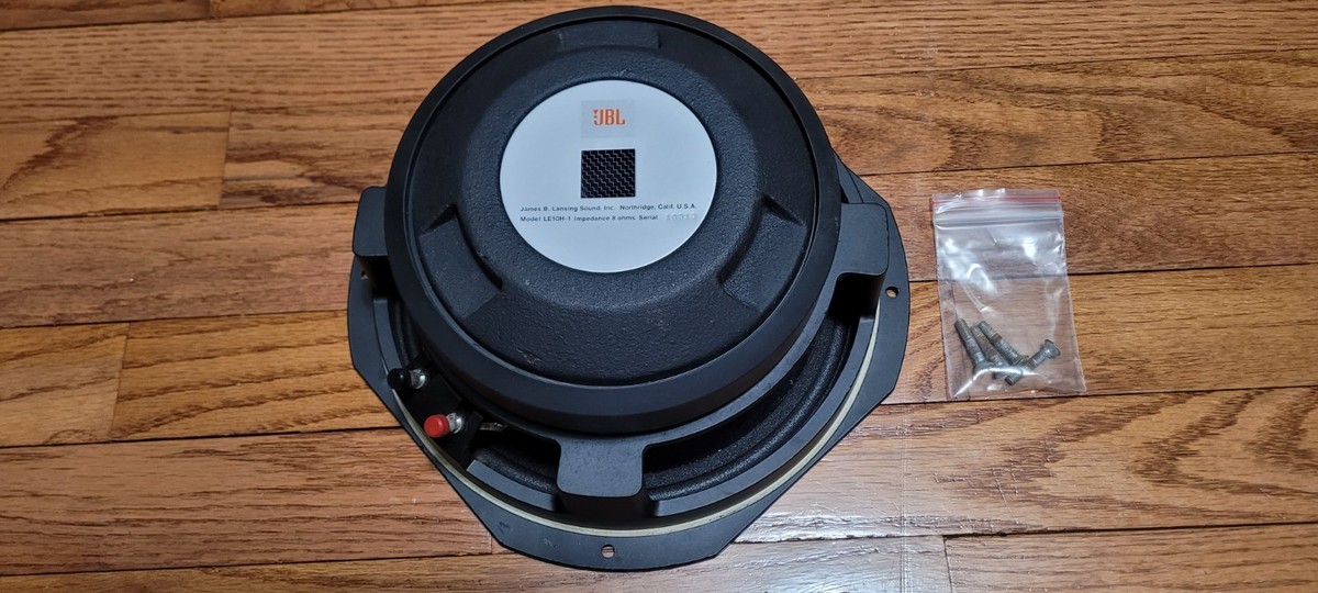 Jbl LE10H-1 woofer. L96, 4313B. Removed From JBL L96. Tested