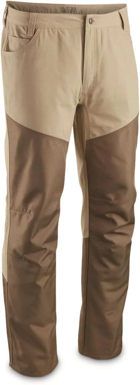 Mens Upland Brush Pants, Hunting Pants, Tactical Pants, Hiking Pant Brown Beige