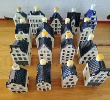 Lot 17 KLM Delft Blue Houses 1,7,21,23,32,33,35,43,49,50,60,62,70,83,89 EMPTY