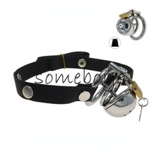 Male Chastity Belt Device Restraint Cage Ring Lock Bondage Stainless Steel Metal