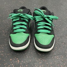 Talla 11 - Nike Dunk SB Negro Verde Pino Jpack Usado Con Caja