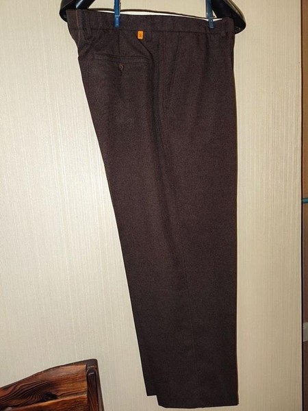 Men Farah Trousers Brown 38 / XL / 52