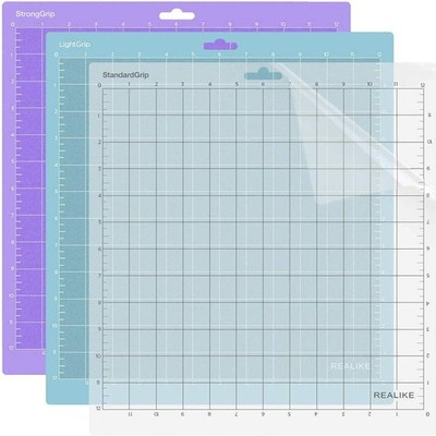 Realike Schneidematte für Silhouetten Cameo, 12 x 12 Zoll selbstklebend Mutil Grip 