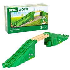 BRIO World - 36107 Arch Bridge Toy Train Set Accessory for One Size, Green