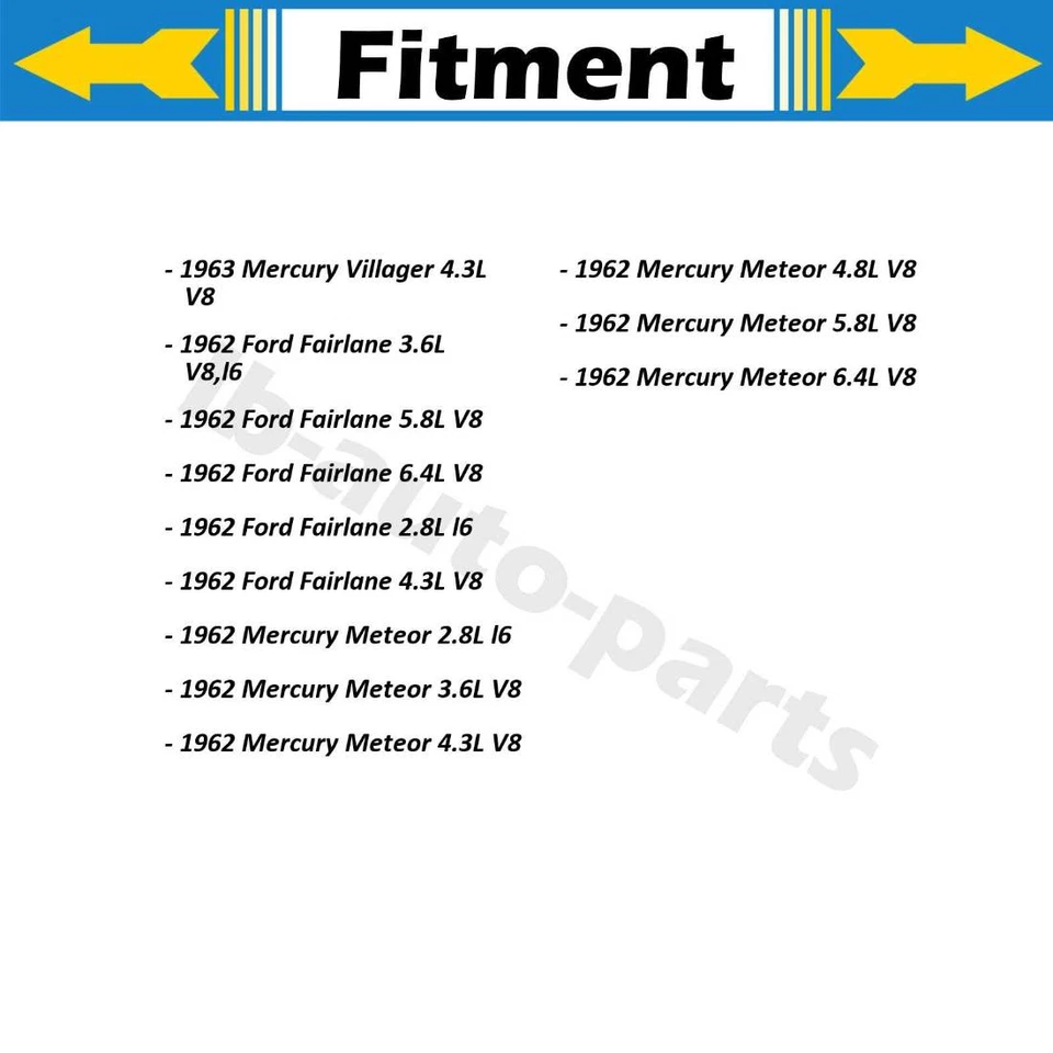 Cilindro de rueda de freno de tambor Raybestos delantero trasero 4x para Mercury Meteor 1962 6,4 L Foto 3 de 4