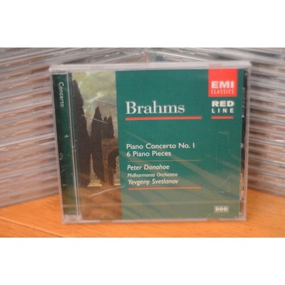 Brahms CD Piano Concerto No.1 + 6 Piano Pieces EMI Classics Donohoe Svetlanov