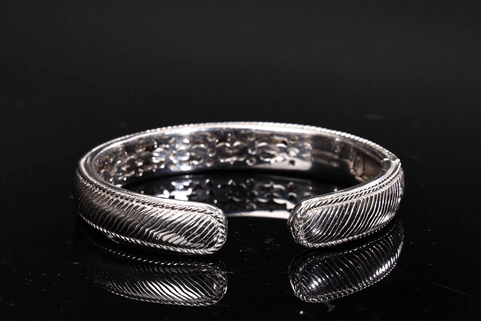 Brazalete con bisagras Judith Ripka de plata de ley 925 citrino Foto 4 de 4