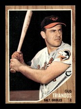 1962 Topps #420 Gus Triandos Orioles EX-MT *9s