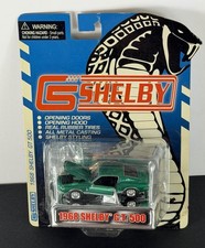SHELBY COLLECTIBLES 1968 FORD MUSTANG GT500 EMERALD GREEN DIECAST CAR 1:64 NEW