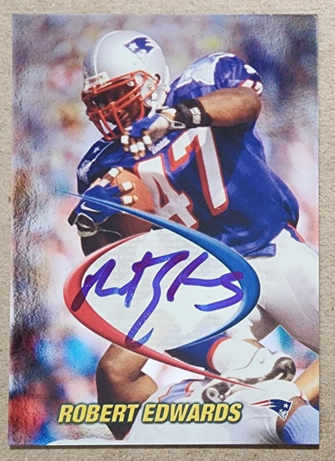 Robert Edwards Collectors Edge 1st Place #68 Autograph Record Setter