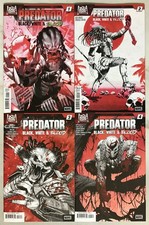 Predator Black White and Blood #1-4 Complete Series,Marvel 2025 Explicit Content