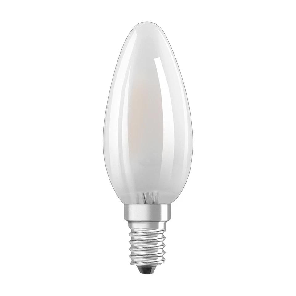 Osram LED Filamento Candela 2,9W=40W E14 Opaco 470lm Bianco Caldo Dimmerabile - Immagine 2 di 4
