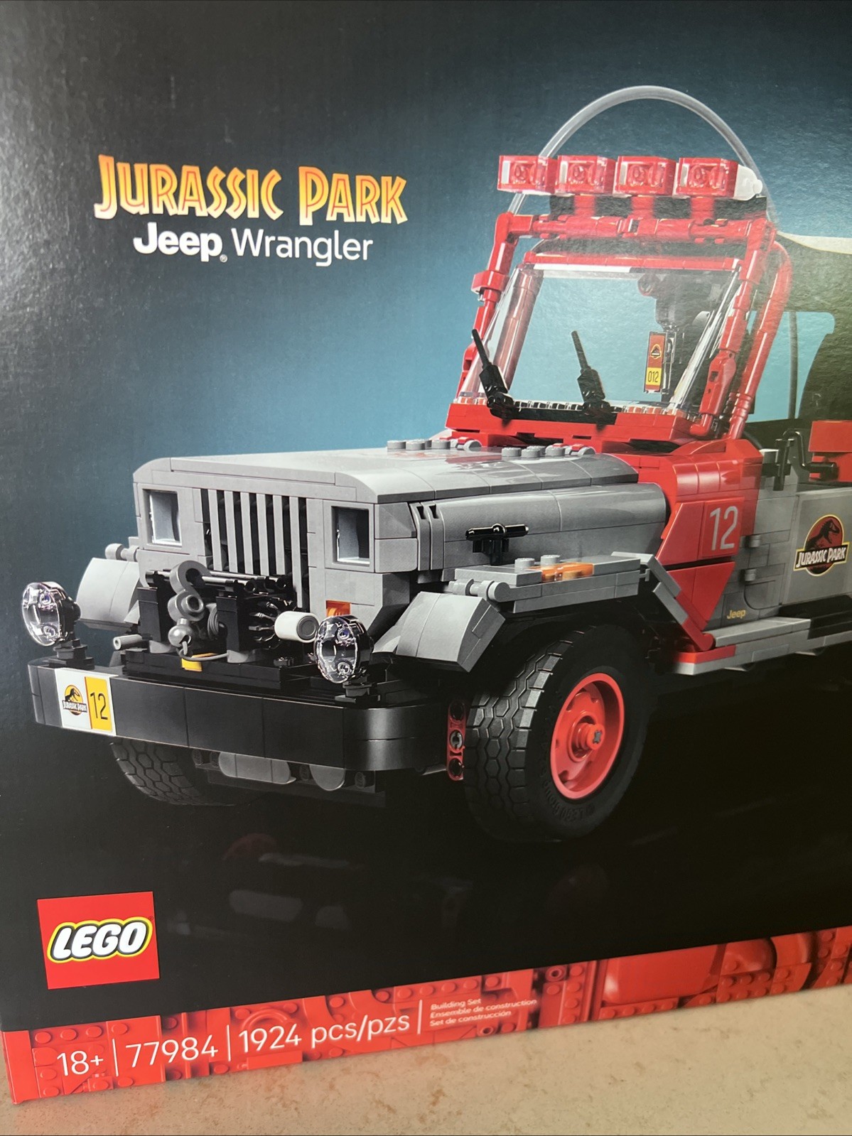 LEGO #77984: Jurassic Park Jeep® Wrangle Brand New Jurassic World