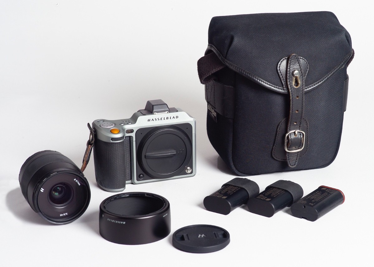 Hasselblad X1D 50c camera body, XCD 45mm F3.5 lens & Hasselblad