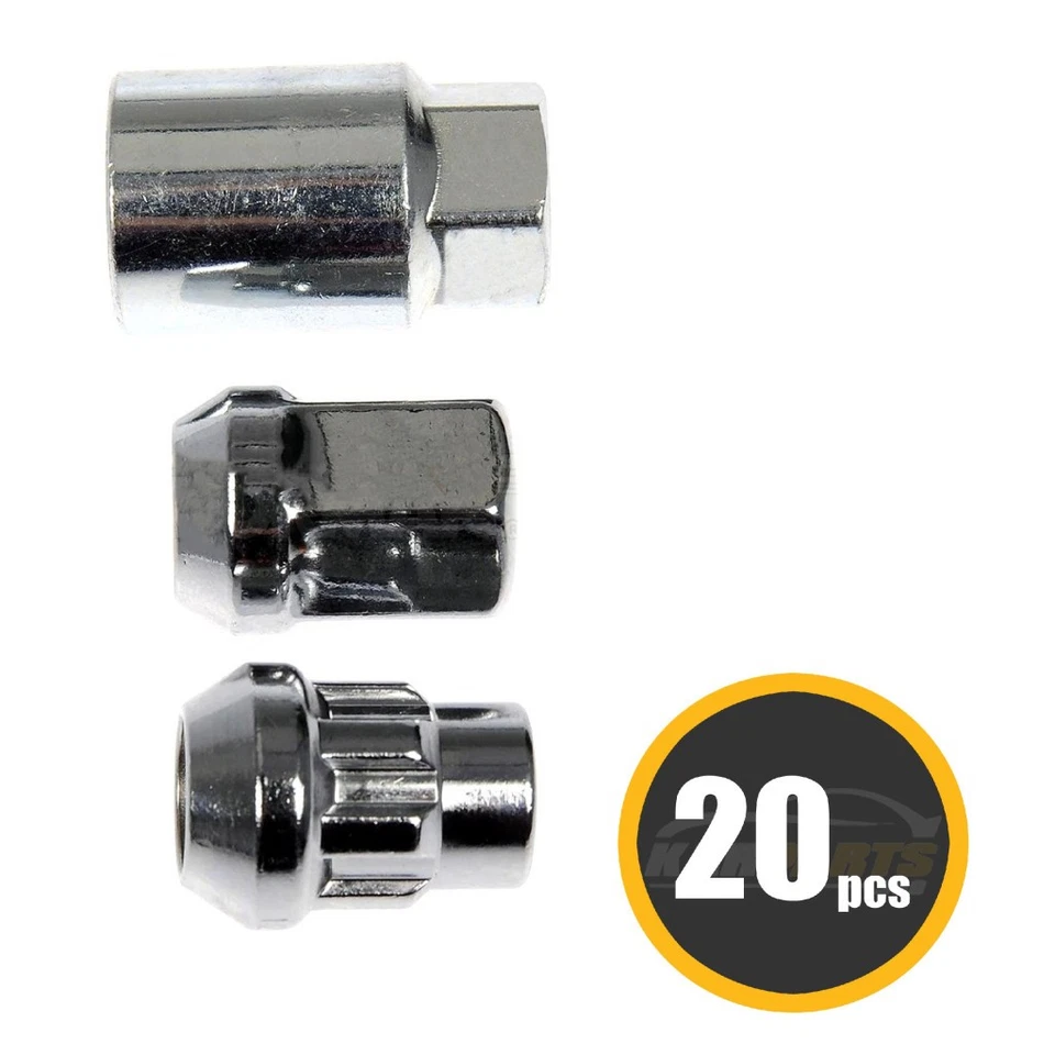 For Dodge Monaco 1990-1992 Wheel Lock | Carbon Steel | Chrome | 25 mm. Depth - Image 2 of 4