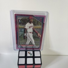 2024 Bowman Chrome - Prospects Greylin De La Paz #BCP-181 Fuchsia Shimmer...