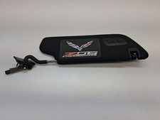 2014-2019 Chevrolet Corvette C7 Z06 Left Side Sunvisor Sun Visor Shade Black Oem