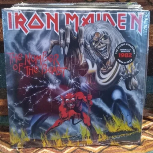 IRON MAIDEN NUMBER OF THE BEAST REMASTER SEALED VINYL LP
