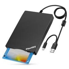 Floppy Disk Reader External 3.5 inch 1.44 MB Disc inch, Black