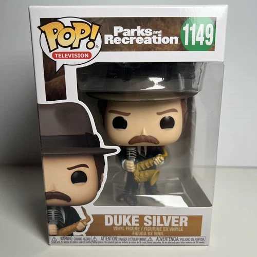 Funko Pop! Television: Duke Silver #1149 Vinyl Parks & Rec With Pop Protector