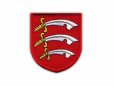 Coat of arms Essex - shield Patch/Badge Embroidered