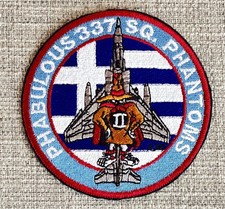 F-4E Phantom, Greek 337 Squadron patch. Original.