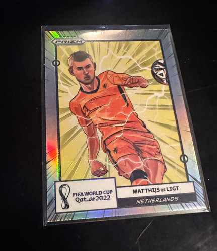 Panini 2022 Prizm FIFA World Cup Qatar Matthijs de Ligt Manga SSP #13