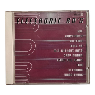 Electronic 80's Vol 2 CD 1999 Synth Pop New Wave Tears For Fears VG+