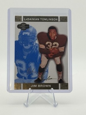 2007 Topps CoSigners Tomlinson/Brown #45 Blue Changing Faces Gold 259/349