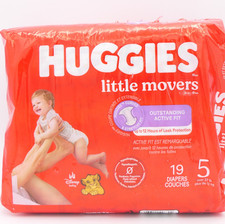 Huggies Little Movers Diapers Size 5 Over 27 lbs 19 Ct Disney Baby Lion King