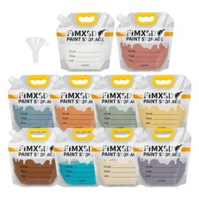 10 Pack Paint Storage Bags - 16-Mil Ultra-Thick Airtight Paint Pouches with F