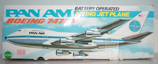 Vintage ECHO 3223. Samolot odrzutowy zasilany bateryjnie Pan-Am Boeing 747 SP
