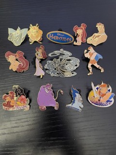 Lot Of 13 Disney Hercules Pins Megara Hades Phil Pain