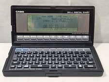 CASIO Digital Diary SF-8000 64KB Vintage Electronics NEW BATTERIES Works Great 