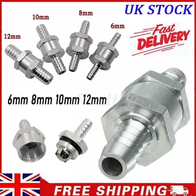 SMART-LIFE2010 Non Return Valve One Way Inline 6mm 8mm 10mm 12mm Fuel Air Water Pipe Tube Hose