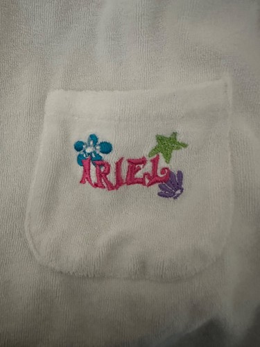 Y2K Disney Princess Little Mermaid Ariel Swimsuit Hooded CoverUp Girls Size 5 - Picture 5 of 5
