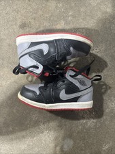Nike Air Jordan 1 Mid SE Shoes Toddler Size 7C Shadow Bred TD DQ8425-006