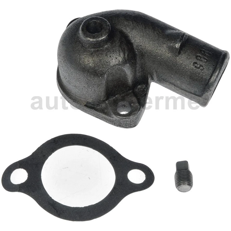 Carcasa termostato refrigerante motor para Chevrolet Beretta 1987-1989 Foto 3 de 4