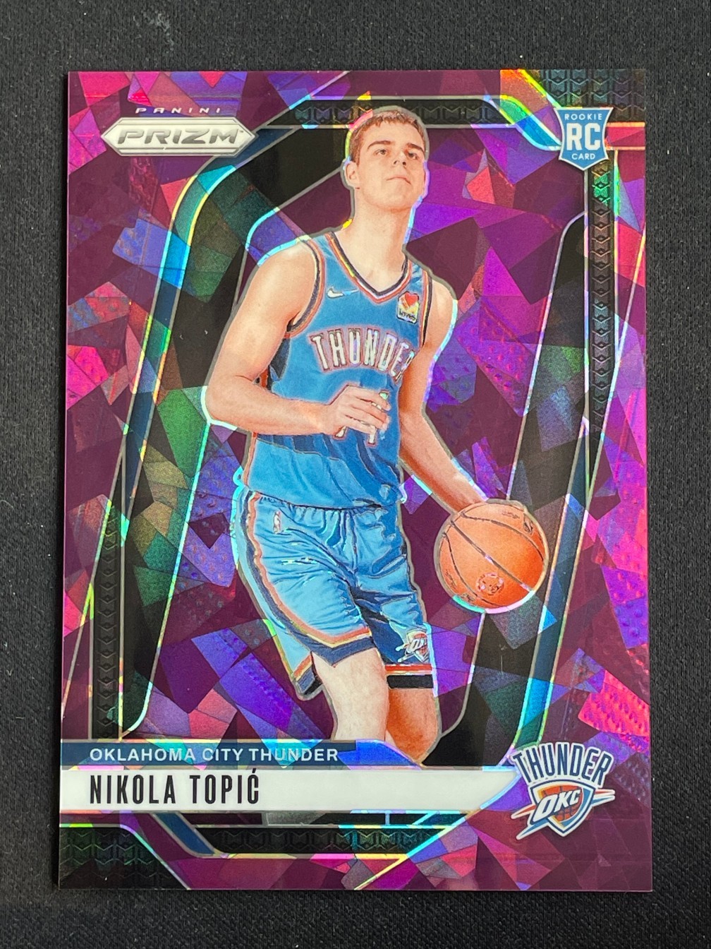 Nikola Topic 2024-25 Panini Prizm RC Purple Ice /149 #230
